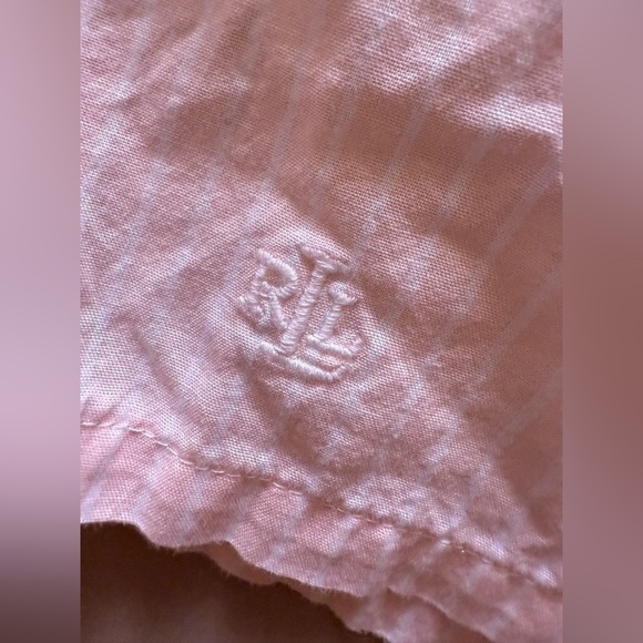 Ralph Lauren women's shorts in light pink with white stripes,  S. These short - Picture 5 of 12
